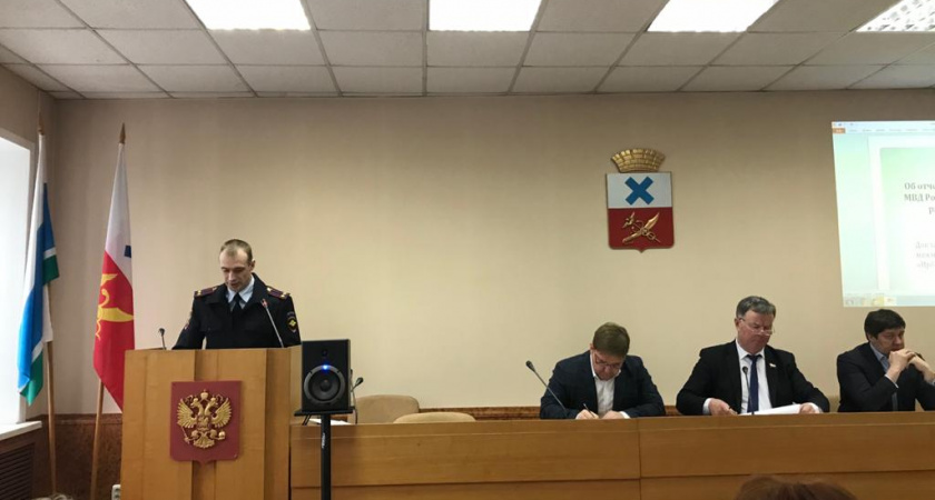 Начальник МО МВД России «Ирбитский» выступил на заседании Думы