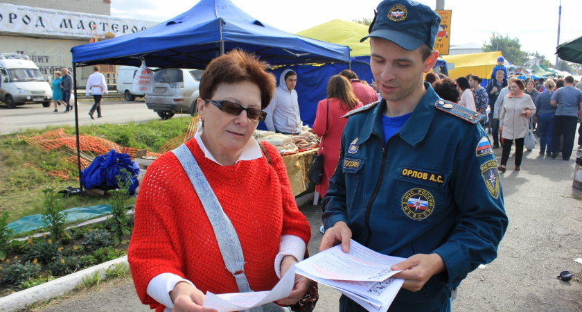 Профилактика пожарной безопасности на Ирбитской ярмарке
