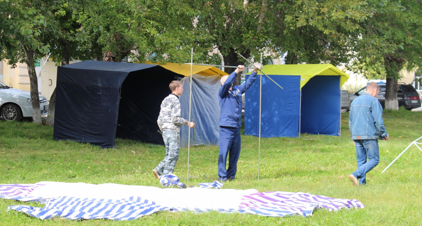 Фоторепортаж о подготовке к Ирбитской ярмарке