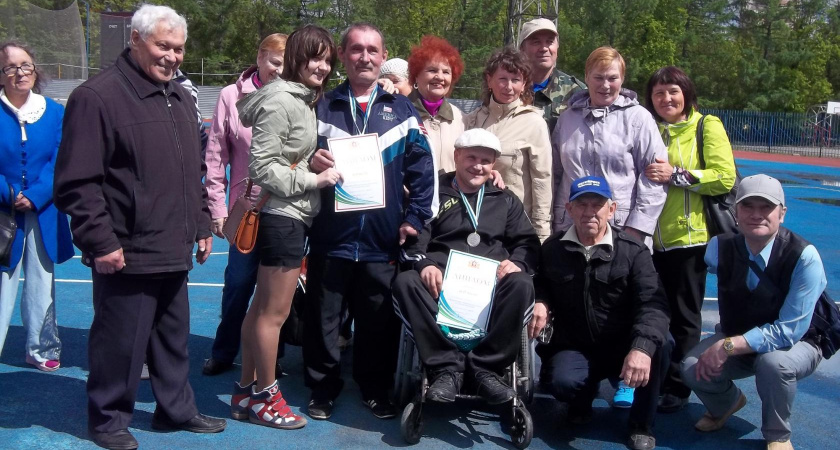 Соревнования по легкой атлетике среди инвалидов