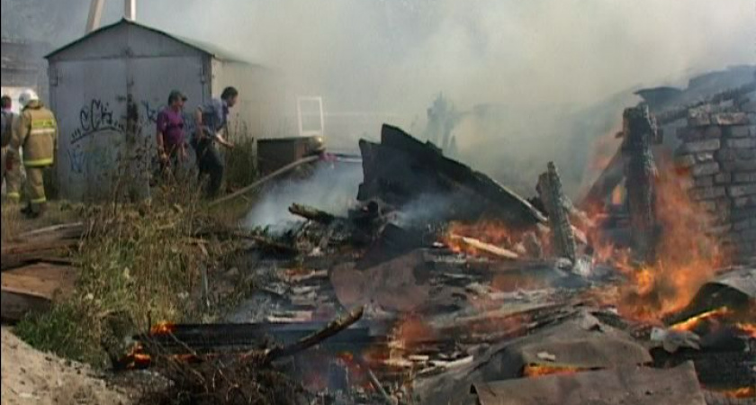 Пожар в Ирбите