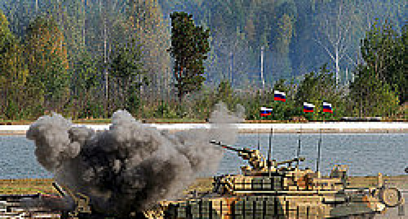 На "Старателе" Рогозин стрелял из Т-90 и пообещал основать здесь центр по испытанию танков