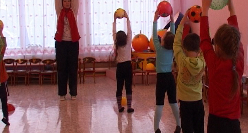 Детские сады на старте «Лыжня России»