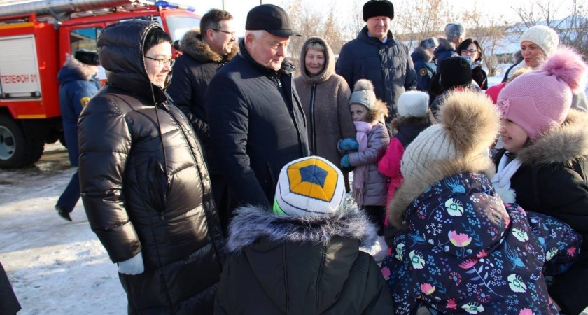 В селе Килачевском открылось пожарное депо