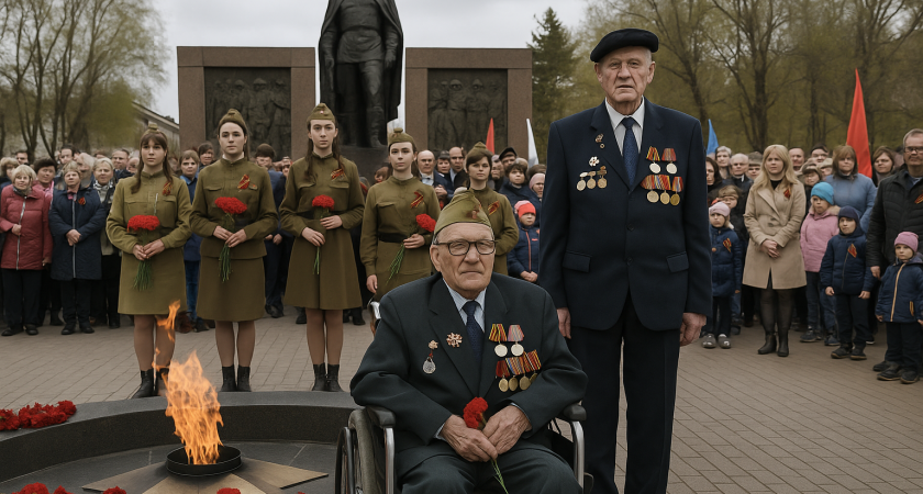 Ирбит отметил 80 лет Великой Победе: у Вечного огня снова звучали песни военных лет