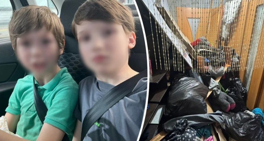 В Екатеринбурге двое детей сбежали из захламленной квартиры и провели ночь в подъезде
