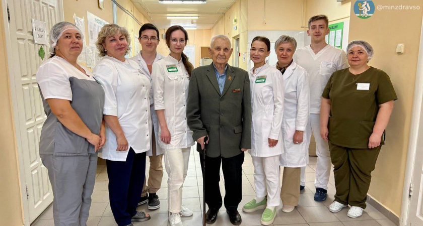 Ветерана из Свердловской области вылечили к 100-летнему юбилею