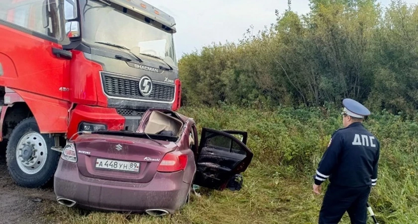 В Свердловской области три человека погибли в столкновении грузовика и легковушки на трассе