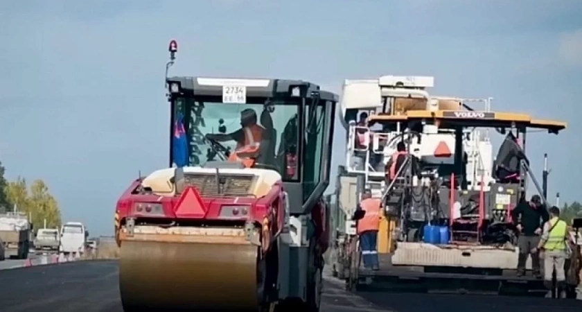 Дорожники Свердловской области расширяют участок ЕКАД