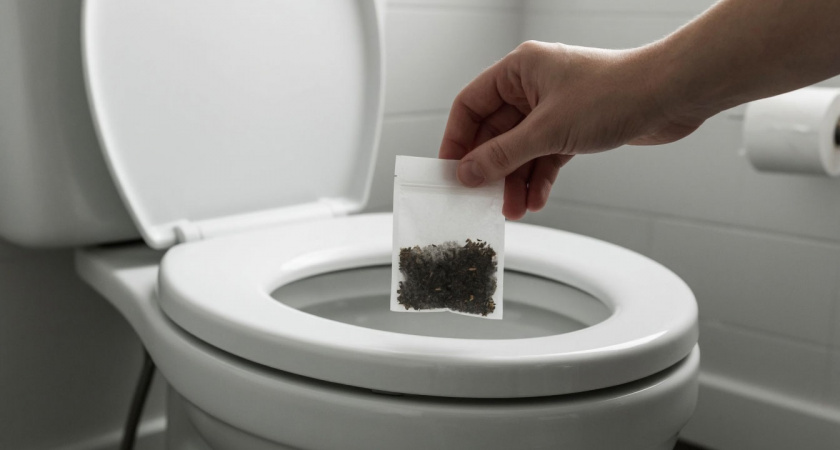 «Не смей выкидывать чайник пакетик! Он тебе весь унитаз отчистит» — Подруга посоветовала чистить унитаз чайным пакетиком. Делюсь результатом