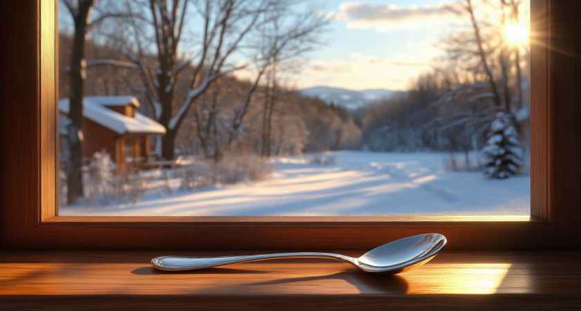 Положите ложку на подоконник, когда уезжаете из дома. Это разрешит главную проблему