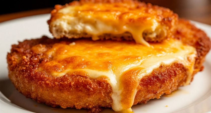 С горячим на Новый год не мучусь, готовлю отбивные — тут и хрустящая корочка, и сырная шапочка