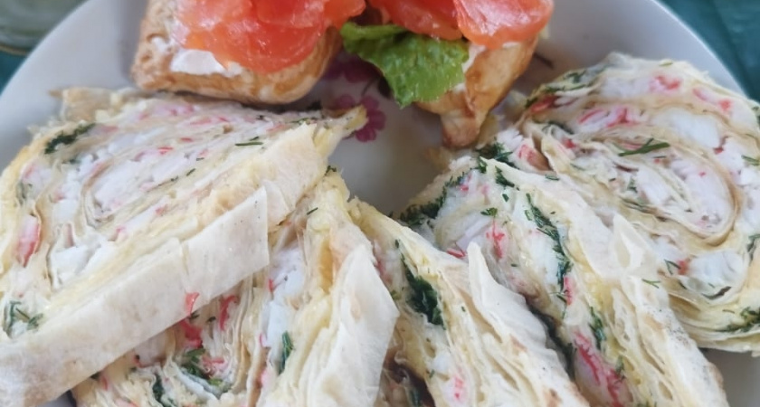 Лучшее к винчику и шампусику: лавашные рулеты — 4 крутых начинки: уникальная закуска для любого стола