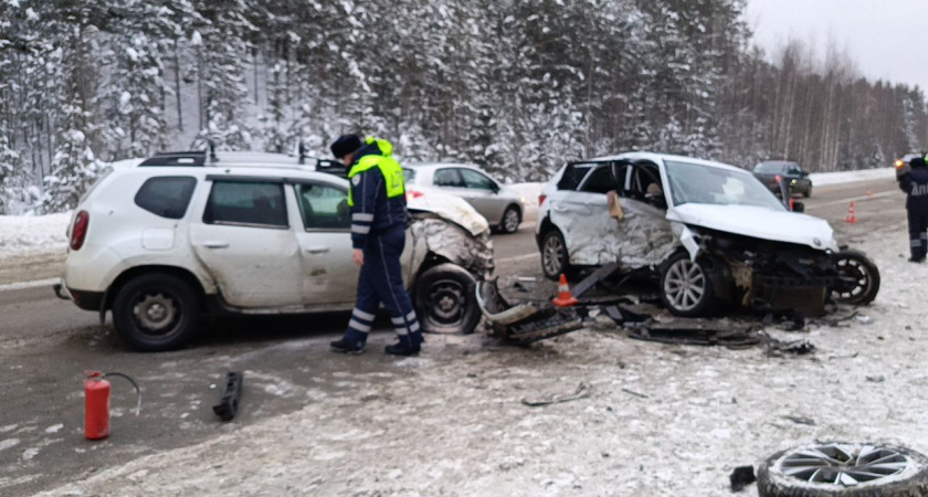 Массовое ДТП произошло в Свердловской области