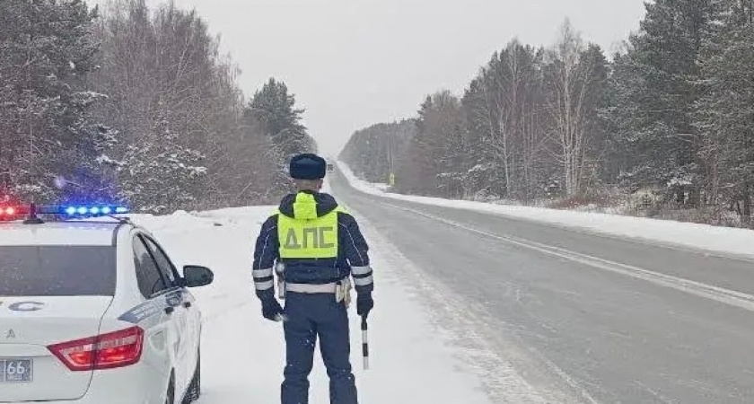 Ирбитская ГИБДД призывает водителей отложить поездки из-за сильного снегопада