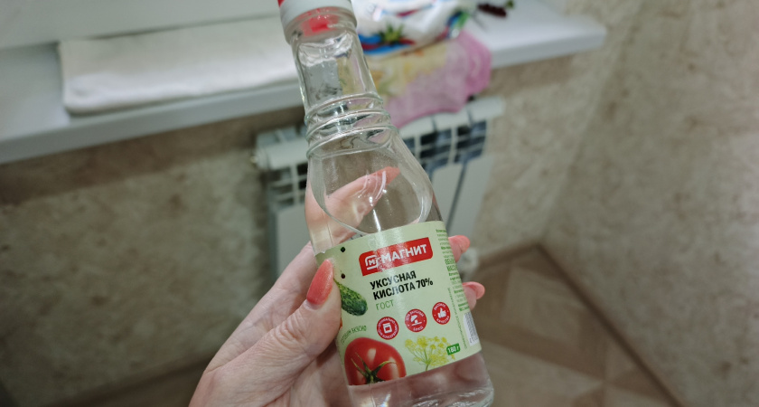 С первым снегом беру 3 л уксуса - и не мучаюсь, как городские: посоветовал старичок из деревни - дома спокойно до весны